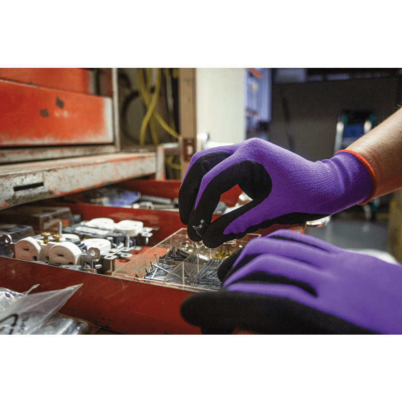 Tsunami Grip® XFT Variety Pack of Xtreme Foam Technology Nitrile Coated Nylon Gloves - 578XFT